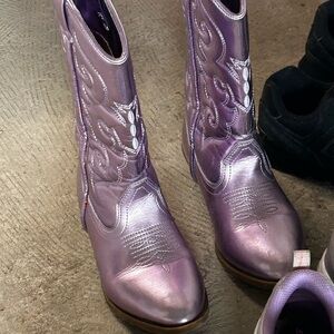 Tucker + Tate Metallic Purple Kids Boots